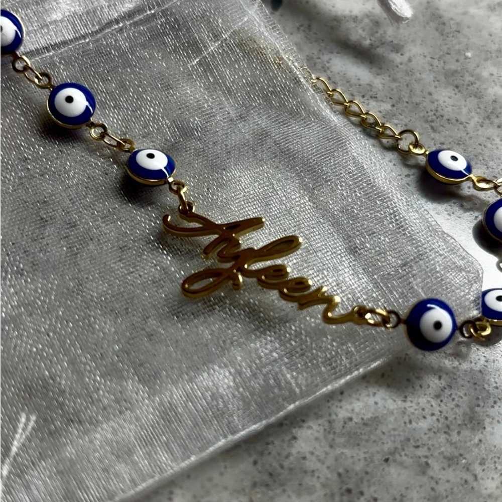 Custom Evil Eye Bracelet